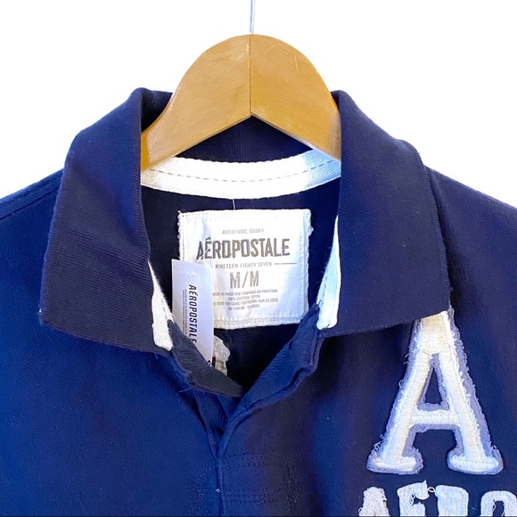 NWT Navy Blue Aeropostale Polo - Picture 2 of 3